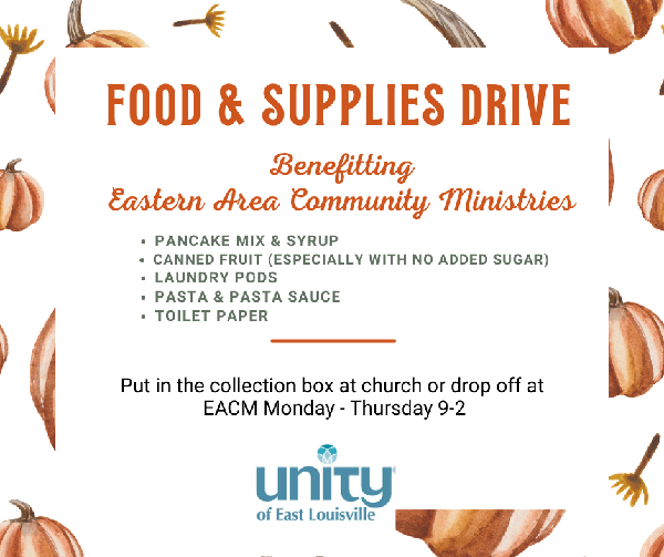 EACM Food Drive graphic