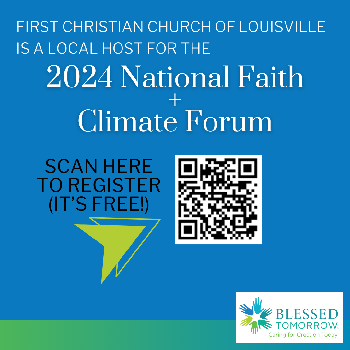 Faith + climate Forum graphic