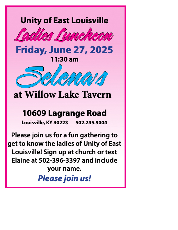 June Ladies Lunch graphic