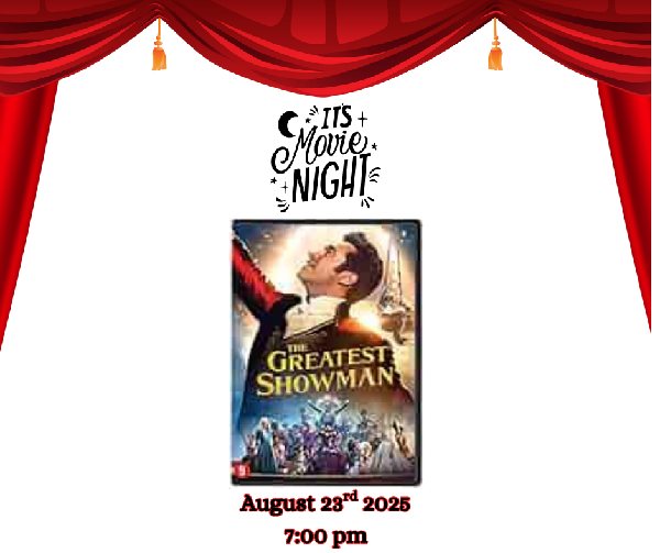 August Movie Night graphic